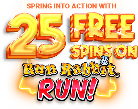 Casinoly 25 Free Spins on Run Rabbit, Run
